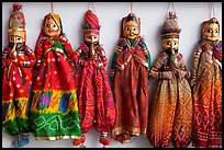 Puppets for sale, Chatta Chowk, Red Fort. New Delhi, India ( color)