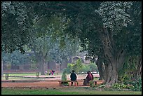 Gardens of Humayun's tomb. New Delhi, India ( color)