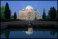 Humayun's tomb at night. New Delhi, India ( color)