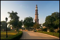 Gardens, and Qutb Minar tower. New Delhi, India