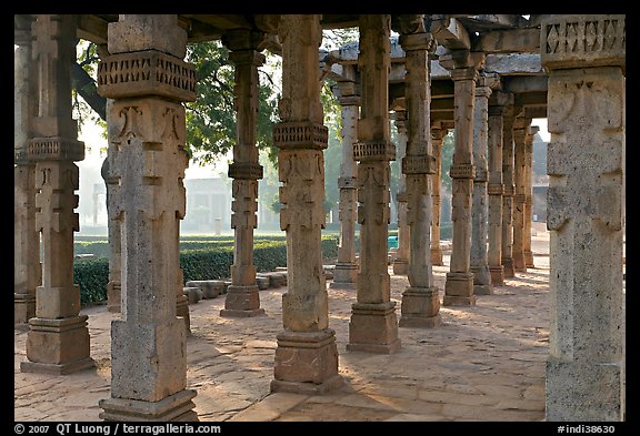 Colonade, Qutb complex. New Delhi, India