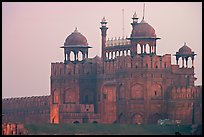 Lahore Gate at dawn. New Delhi, India