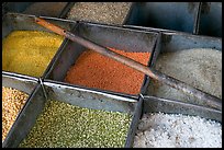 Close-up of grains, Sardar Market. Jodhpur, Rajasthan, India (color)