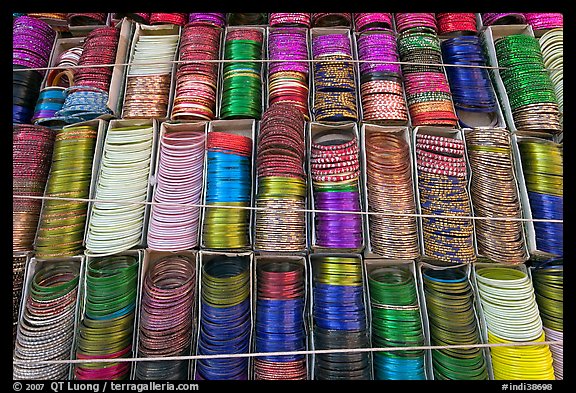 Bangles for sale. Jodhpur, Rajasthan, India (color)