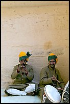 Musicians, Mehrangarh Fort. Jodhpur, Rajasthan, India