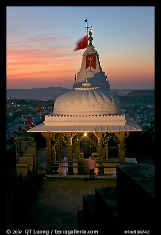 Chamunda Devi temple, Mehrangarh Fort. Jodhpur, Rajasthan, India (color)