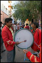 Musicians at wedding. Jodhpur, Rajasthan, India (color)