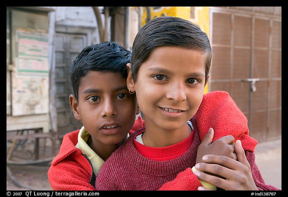 Boys. Jodhpur, Rajasthan, India (color)