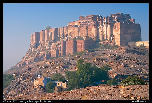 Mehrangarh Fort. Jodhpur, Rajasthan, India (color)