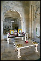 Memorial to Jaswant Singh, inside Jaswant Thada. Jodhpur, Rajasthan, India