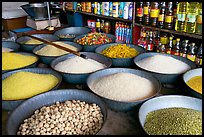 Grains and other groceries, Sardar market. Jodhpur, Rajasthan, India