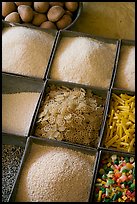 Grains and other foods,  Sardar market. Jodhpur, Rajasthan, India (color)