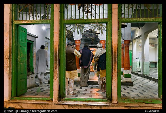 Old city temple. Varanasi, Uttar Pradesh, India