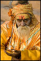 Sadhu. Varanasi, Uttar Pradesh, India