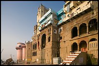 Building near Manikarnika Ghat. Varanasi, Uttar Pradesh, India (color)