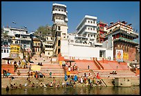 Ganges River at Meer Ghat. Varanasi, Uttar Pradesh, India