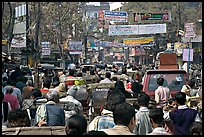 Street Gridlock. Varanasi, Uttar Pradesh, India (color)
