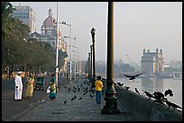 Waterfront, Colaba, early morning. Mumbai, Maharashtra, India