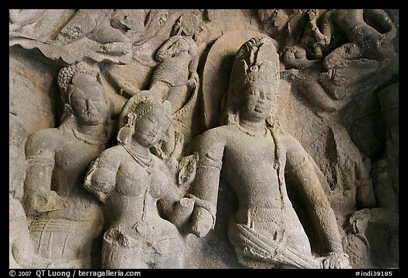 Marriage of Shiva and Parvati. Mumbai, Maharashtra, India (color)