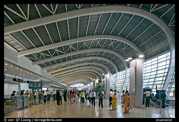 Domestic terminal, Mumbai Airport. Mumbai, Maharashtra, India