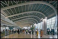 Domestic terminal, Mumbai Airport. Mumbai, Maharashtra, India (color)
