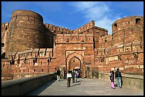 Amar Singh Gate, Agra Fort. Agra, Uttar Pradesh, India ( color)