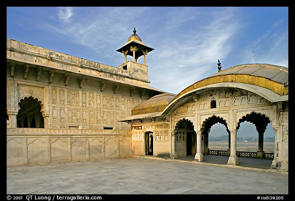 Khas Mahal, Agra Fort. Agra, Uttar Pradesh, India (color)