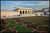 Mughal garden, Agra Fort. Agra, Uttar Pradesh, India ( color)