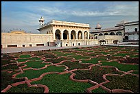 Mughal garden, Agra Fort. Agra, Uttar Pradesh, India