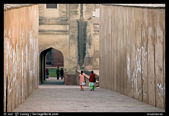 Inside main gate, Agra Fort. Agra, Uttar Pradesh, India