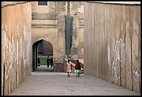 Inside main gate, Agra Fort. Agra, Uttar Pradesh, India