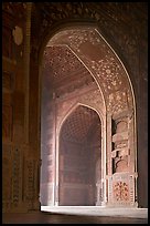 Arches in Jawab, Taj Mahal. Agra, Uttar Pradesh, India ( color)
