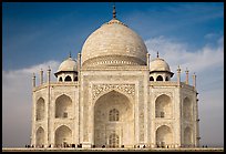 Iwan and side pishtaqs, Taj Mahal. Agra, Uttar Pradesh, India (color)