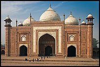 Taj Mahal mosque. Agra, Uttar Pradesh, India (color)