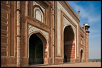 Taj Mahal masjid. Agra, Uttar Pradesh, India (color)