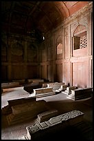 Tombs, including Islam Khan's in the Jama Masjid mosque. Fatehpur Sikri, Uttar Pradesh, India