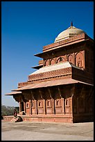 Birbal Bhavan pavilion. Fatehpur Sikri, Uttar Pradesh, India ( color)