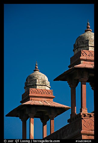 Kiosks. Fatehpur Sikri, Uttar Pradesh, India