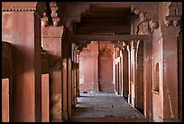 Corridor. Fatehpur Sikri, Uttar Pradesh, India (color)