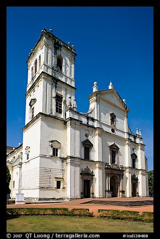 Se Cathedral, morning, Old Goa. Goa, India