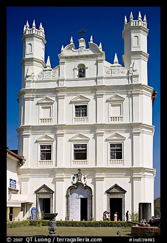 Portuguese church of St Francis of Assisi, Old Goa. Goa, India