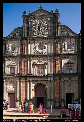 Basilica of Bom Jesus, Old Goa. Goa, India