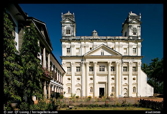 Church of St Cajetan, Old Goa. Goa, India (color)