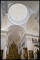 Inside dome of Church of St Cajetan, Old Goa. Goa, India (color)