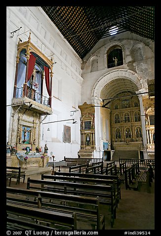 Church of St Monica interior, Old Goa. Goa, India (color)