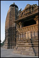 Vamana temple, Eastern Group. Khajuraho, Madhya Pradesh, India (color)
