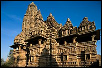 Lakshmana temple, early morning. Khajuraho, Madhya Pradesh, India