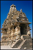 Visvanatha temple. Khajuraho, Madhya Pradesh, India (color)