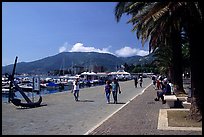 Waterfront promenade, La Spezia. Liguria, Italy ( color)