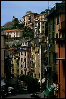 Main street, Riomaggiore. Cinque Terre, Liguria, Italy